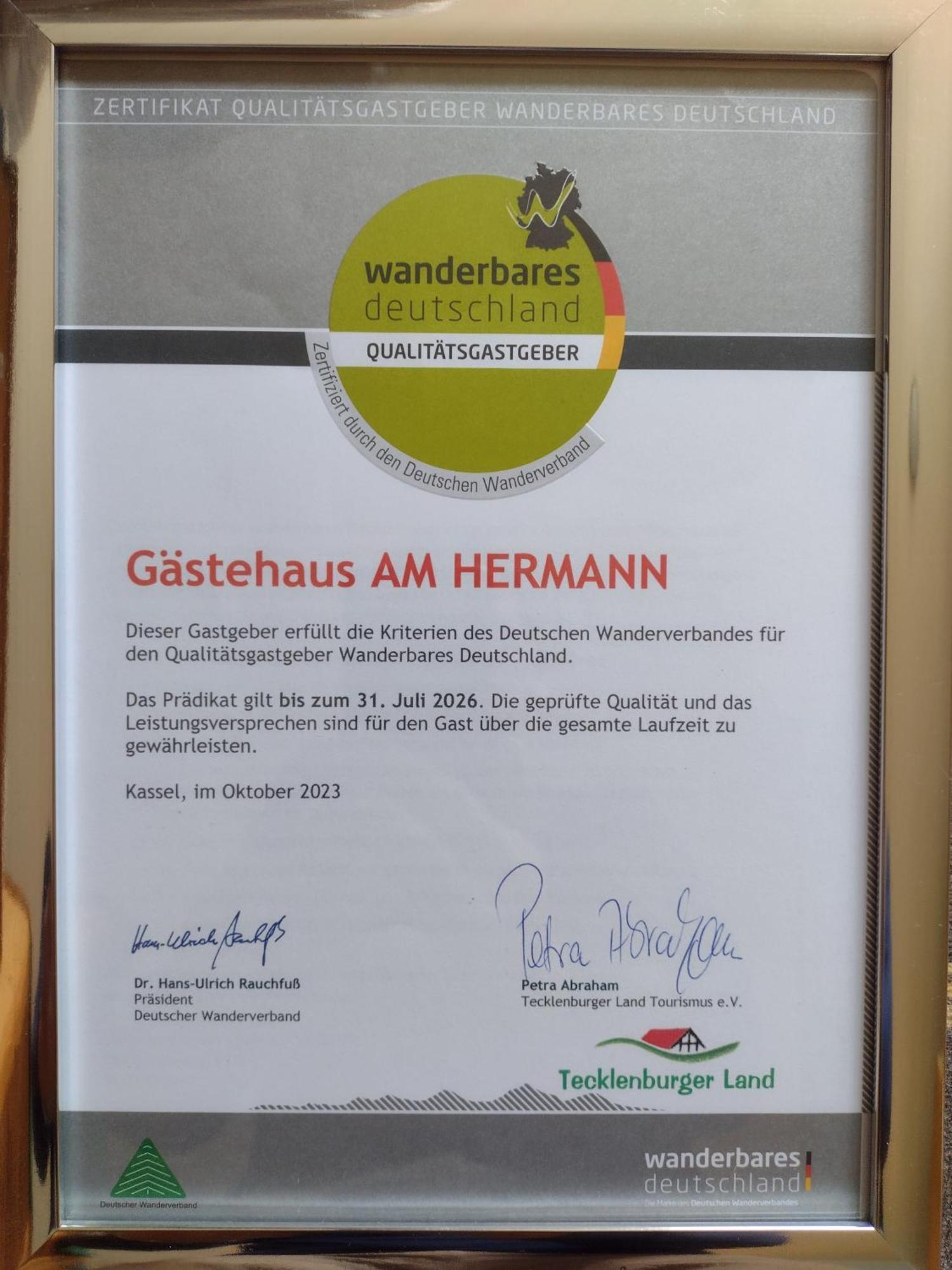 Gaestehaus Am Hermann Hoerstel Ngoại thất bức ảnh